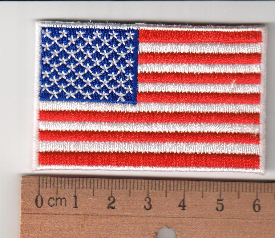 Aufnäher USA Flagge 6cm
