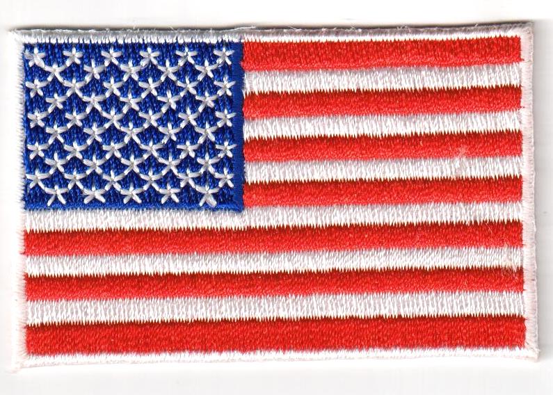 Aufnäher USA Flagge 6cm
