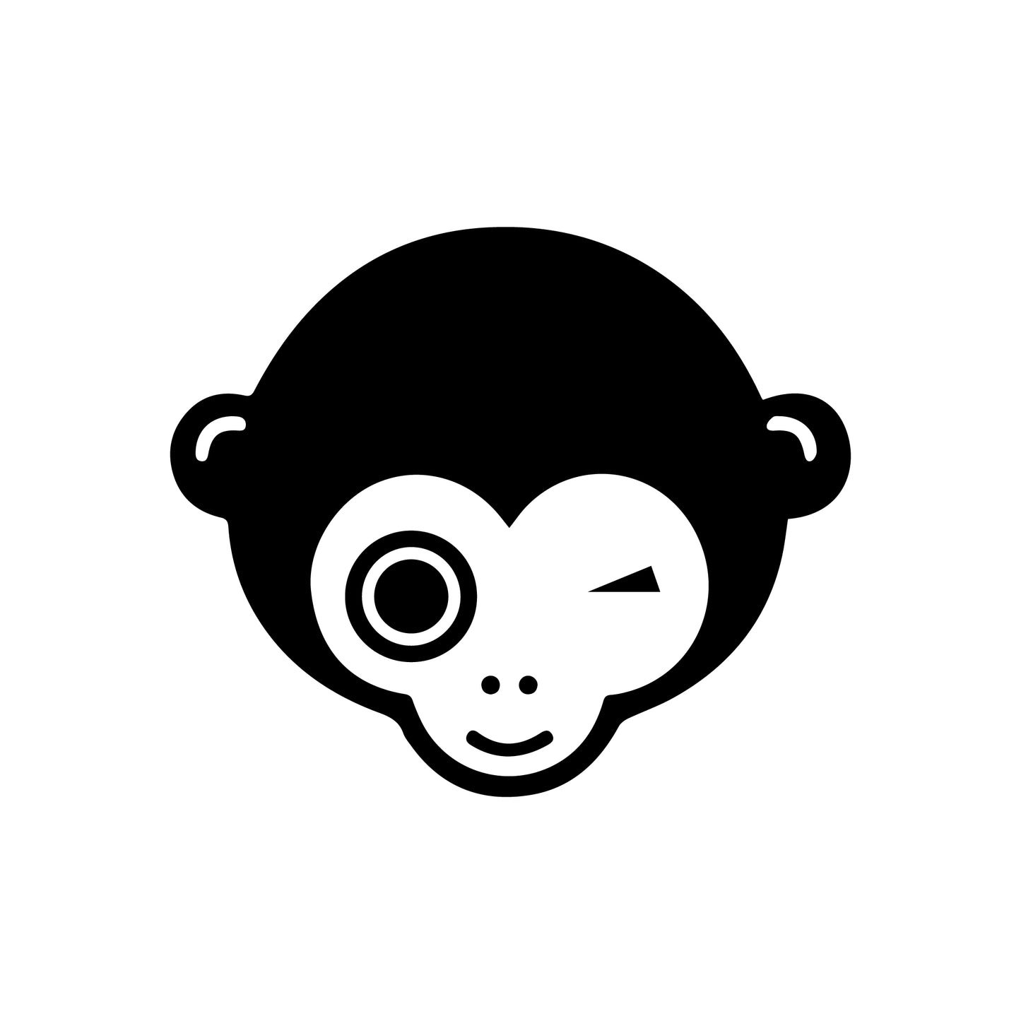 Aufkleber Monkey