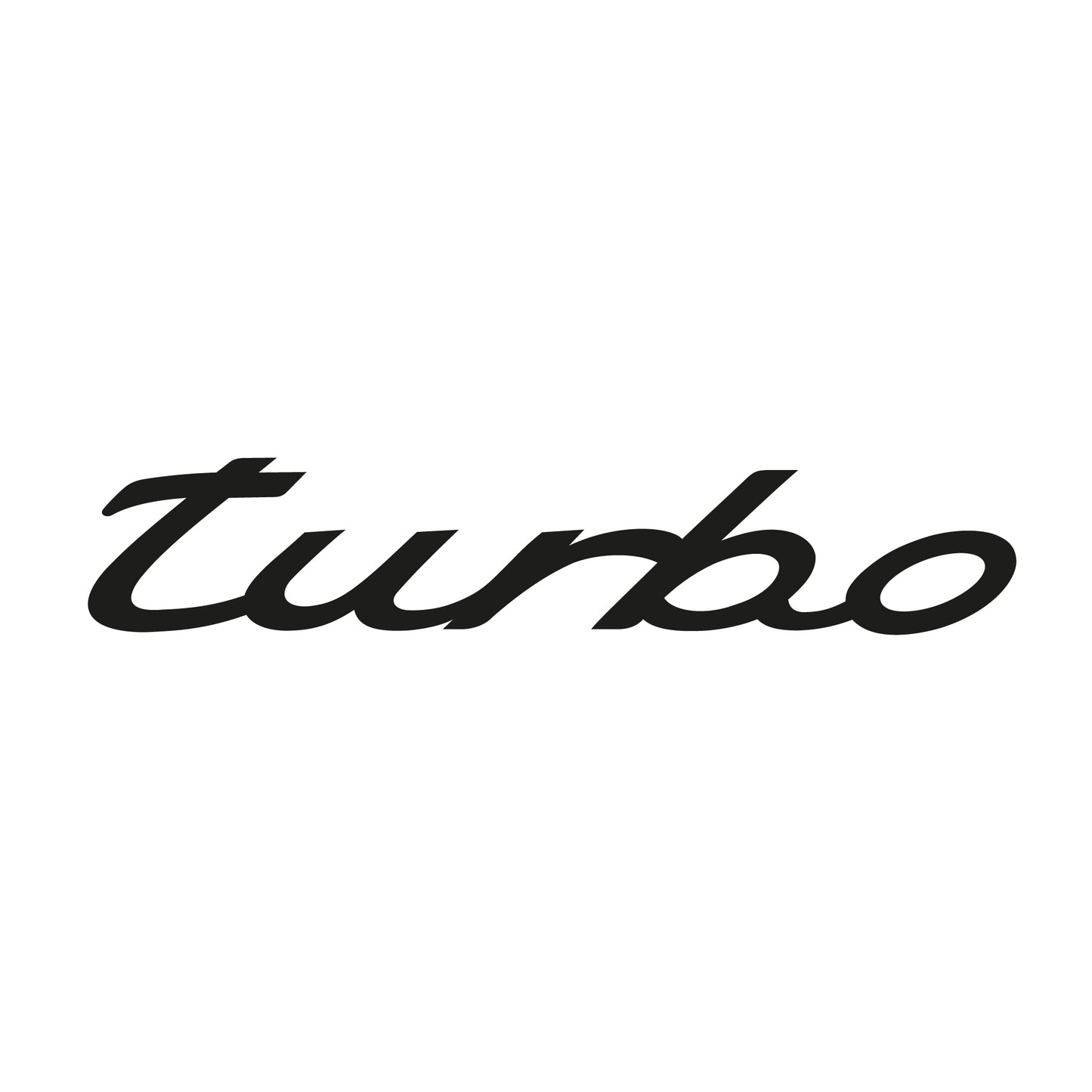 Aufkleber Porsche Turbo