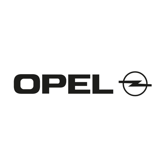 Aufkleber Opel Schriftzug mit Logo