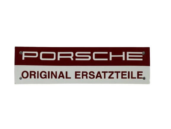 Emailschild Porsche Schriftzug