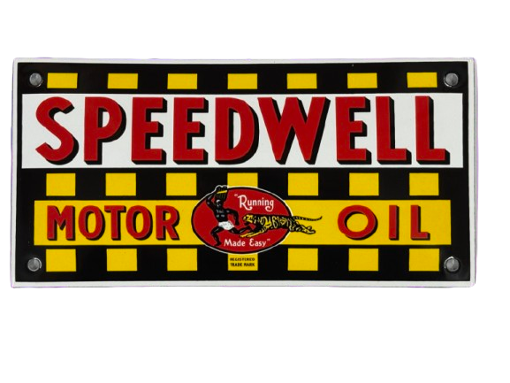 Emailschild Speedwell Motor Oil