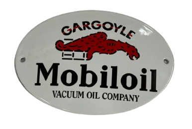 Emailschild Gargoyle Mobiloil