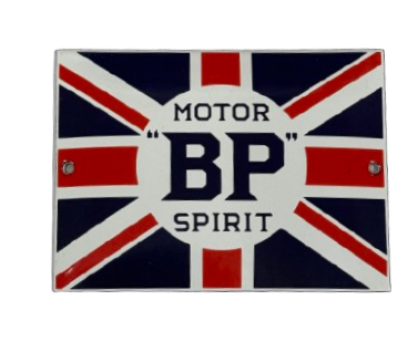 Emailschild BP Motor Spirit