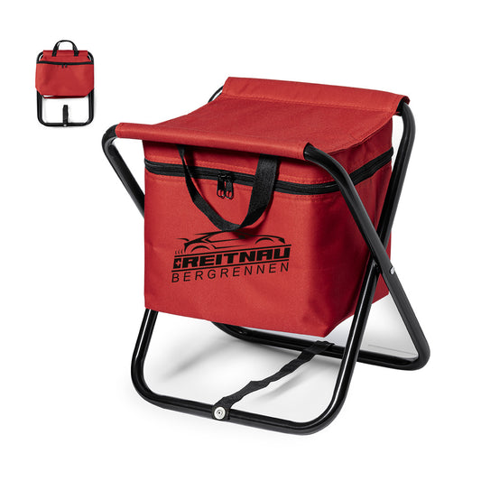Bergrennen Reitnau - Klappstuhl mit Kühltasche rot