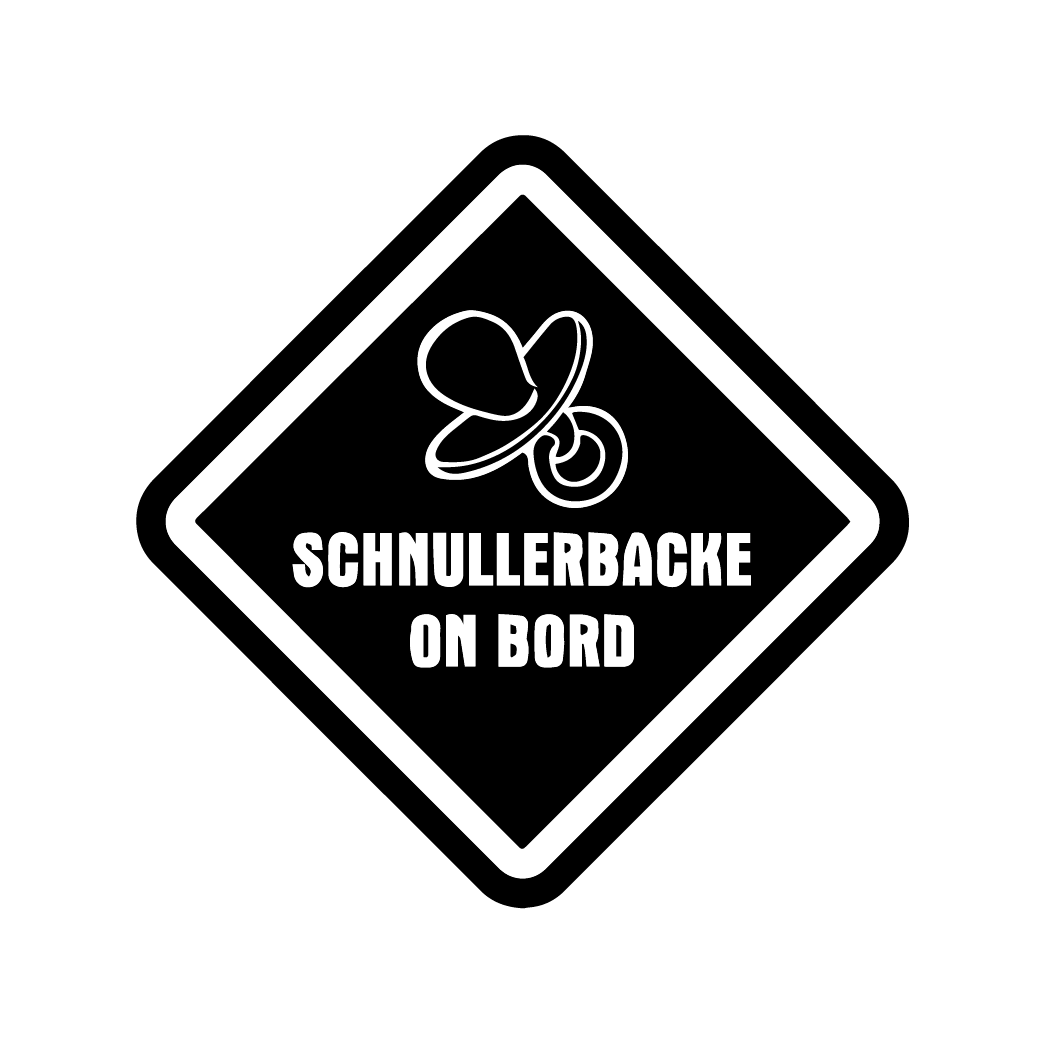 Fun Kleber Schnullerbacke an Bord