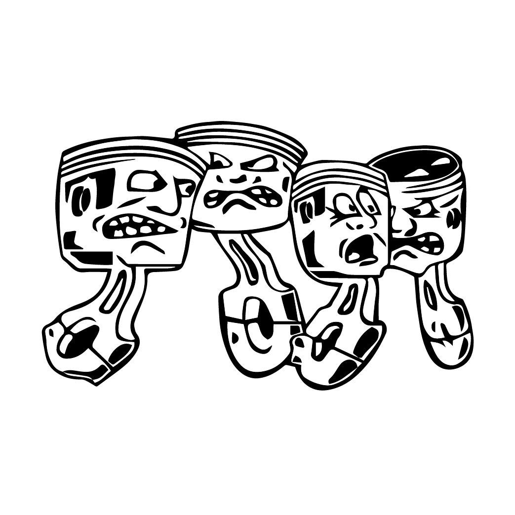 Fun Kleber 4 Kolben Friends