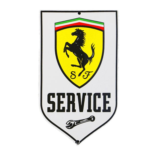 Emailschild Service Ferrari 150x90mm