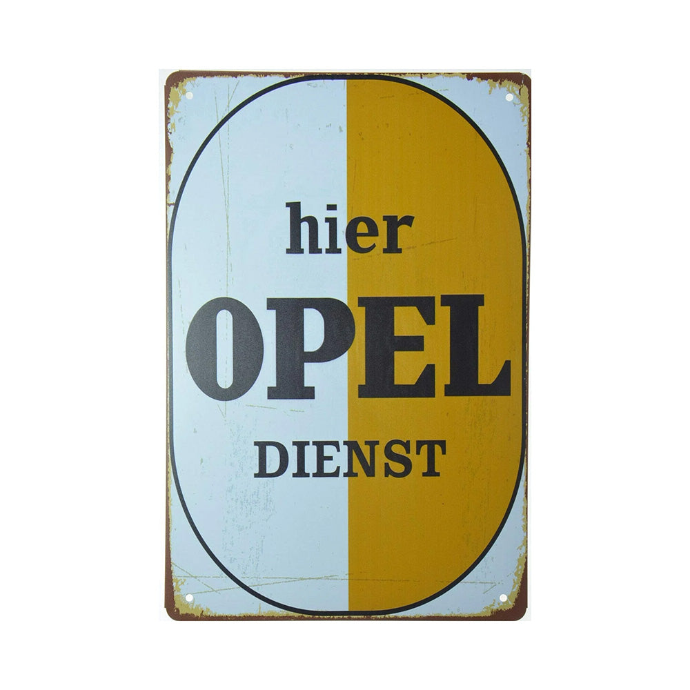 Blechschild 20 x 30 cm