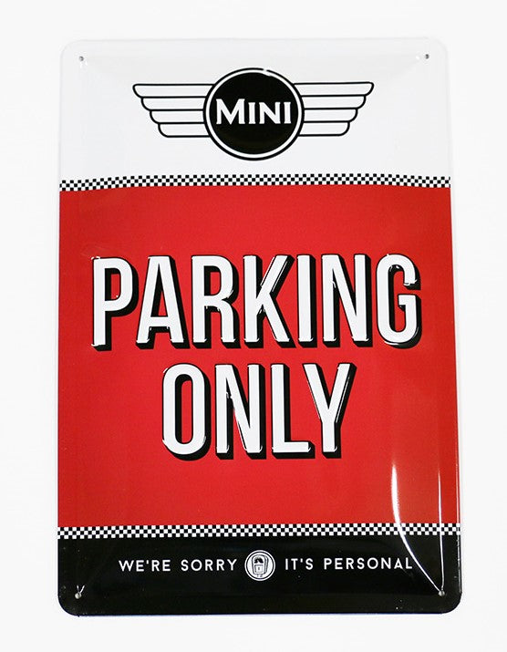 Mini Parking Only, Blechschild, 20x30cm
