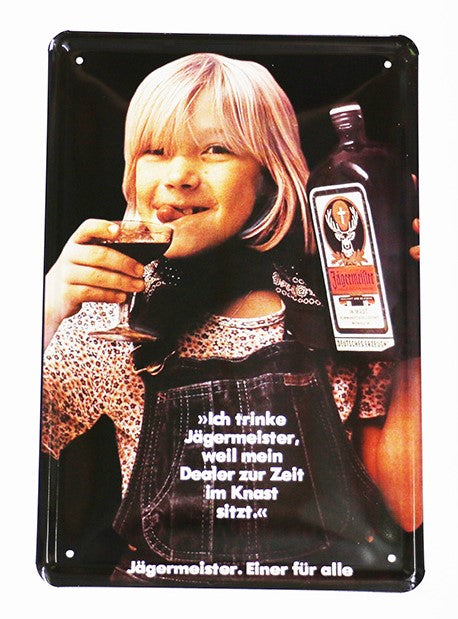 Jägermeister, Blechschild, 20x30cm