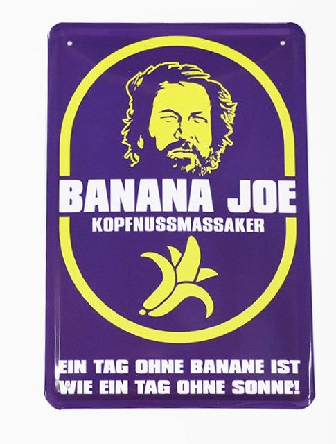 Banana Joe, Blechschild, 20x30cm