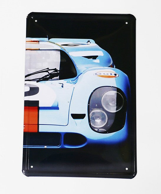 Porsche Gulf half, Blechschild, 20x30cm