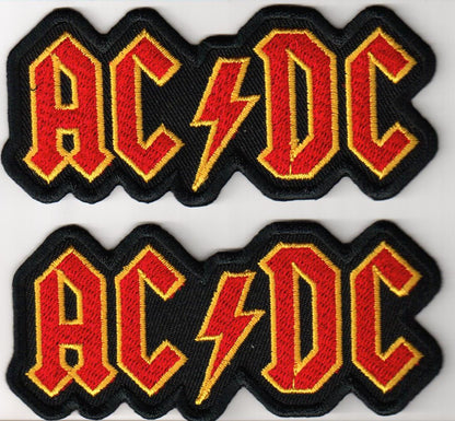 AC DC Aufnäher / Sticker 10cm breit