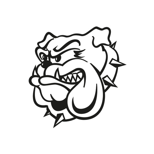 Aufkleber Bulldog