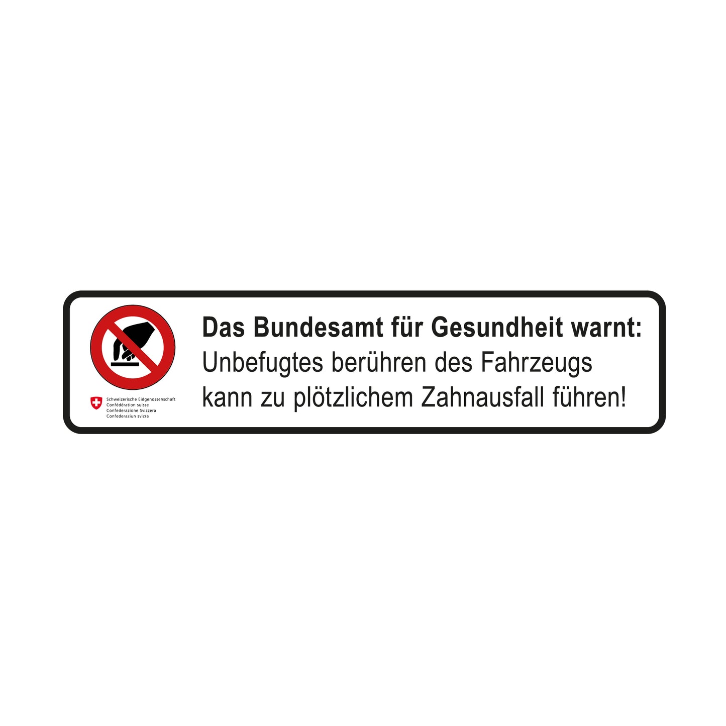 Fun Kleber Bundesamt für Gesundheit warnt