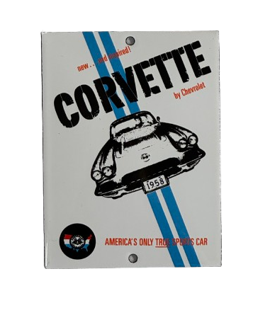 Emailschild Corvette