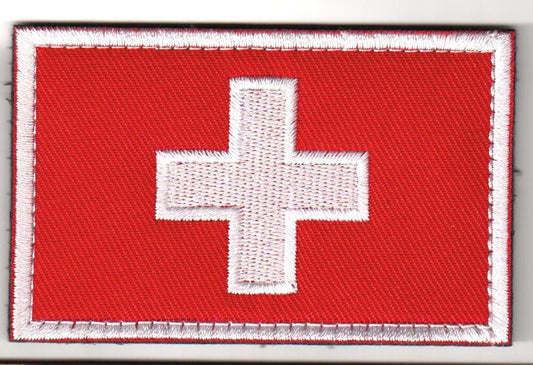 CH-Flagge mit praktischem Klettverschluss