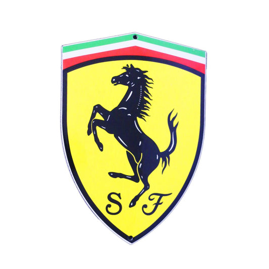 Emailschild Ferrari 150mm