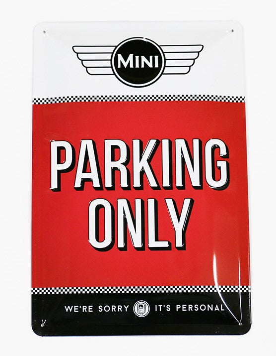 Mini Parking Only, Blechschild, 20x30cm
