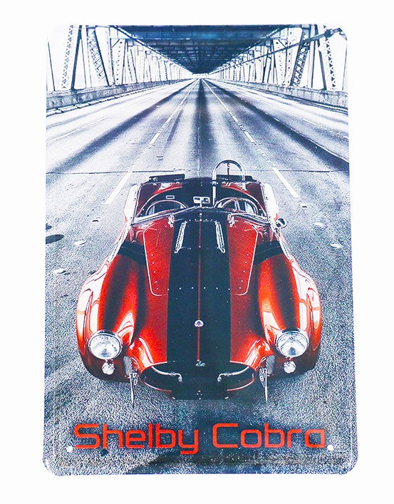 Shelby Cobra, Blechschild, 20x30cm