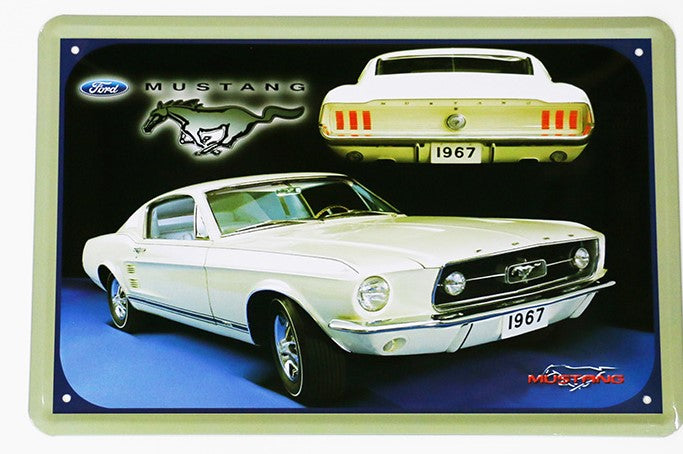Ford, Mustang, Blechschild, 30 x 20 cm
