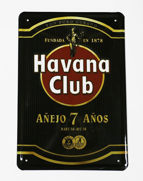 Havana Club Anejo, Blechschild, 20x30cm