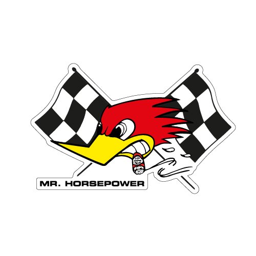 Fun Kleber Mr. Horsepower Flaggen